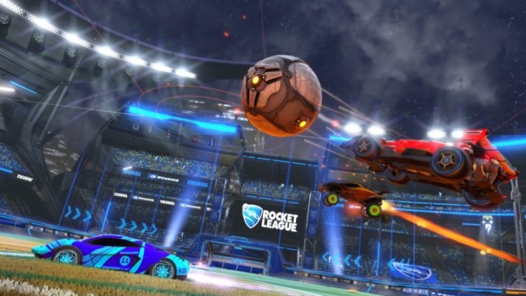﻿ K.I.T.T. appears in the Rocket League from the Knight of the road